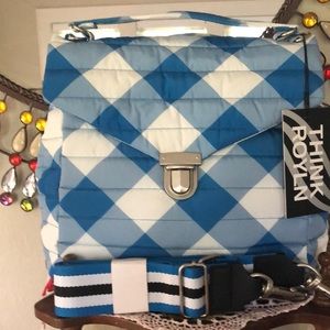 NWT THINK ROYLN Large Top Handle Crossbody w/Fashion Strap- Evelyn